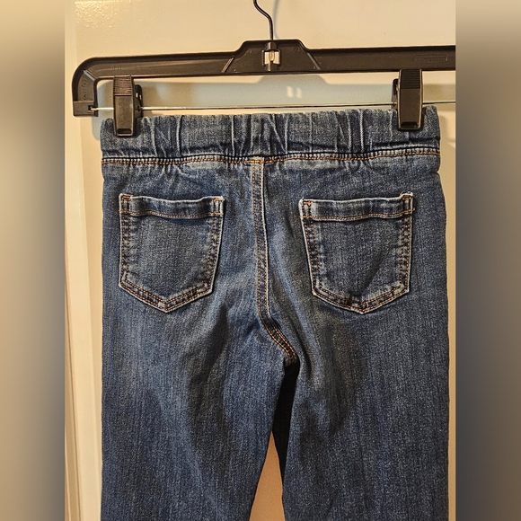 sz 6 Jumping Beans drawstring waist straight fit distressed ripped jeans - Picture 12 of 16